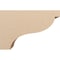 Ekena Millwork 12"W x 36"D x 24"H Classic Garner Rough Cedar Woodgrain TimberThane Corbel, Primed Tan CORUR12X36X24GARRCPR - alternate 6